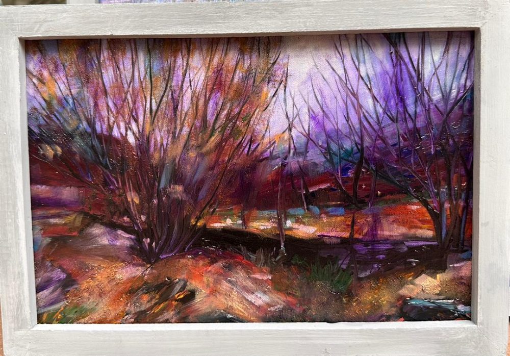 تابلو جنگل پاییزی